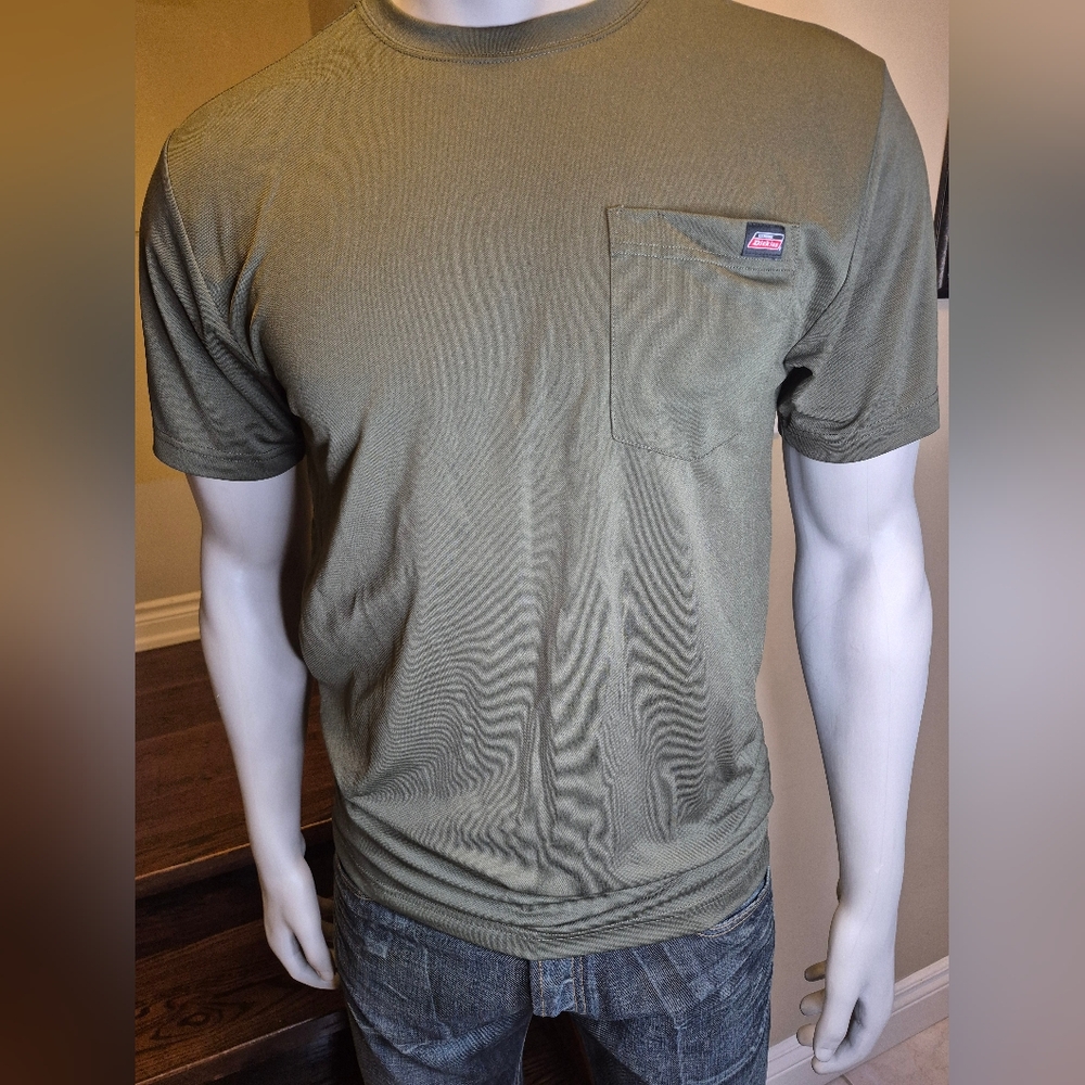 Dickies Green Short Sleeve Tee Essential Comfort